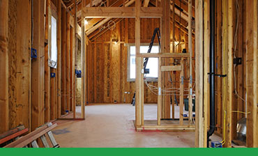 Photo of a home under construction