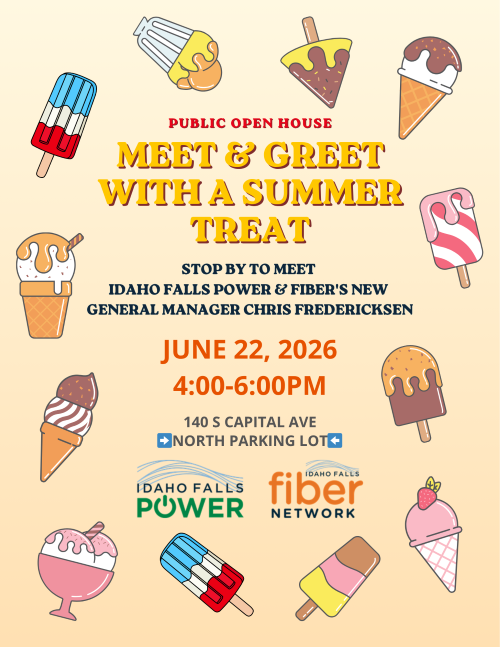 Flyer giving the time and location of event